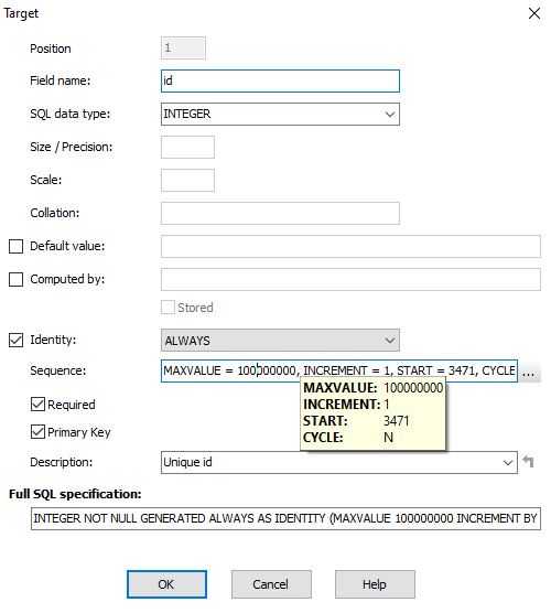 Specifying identity attributes